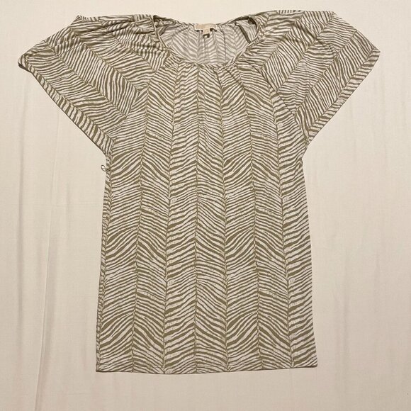 Michael Kors Womens Animal Print Dress Size Small Missing Belt - Picture 2 of 16